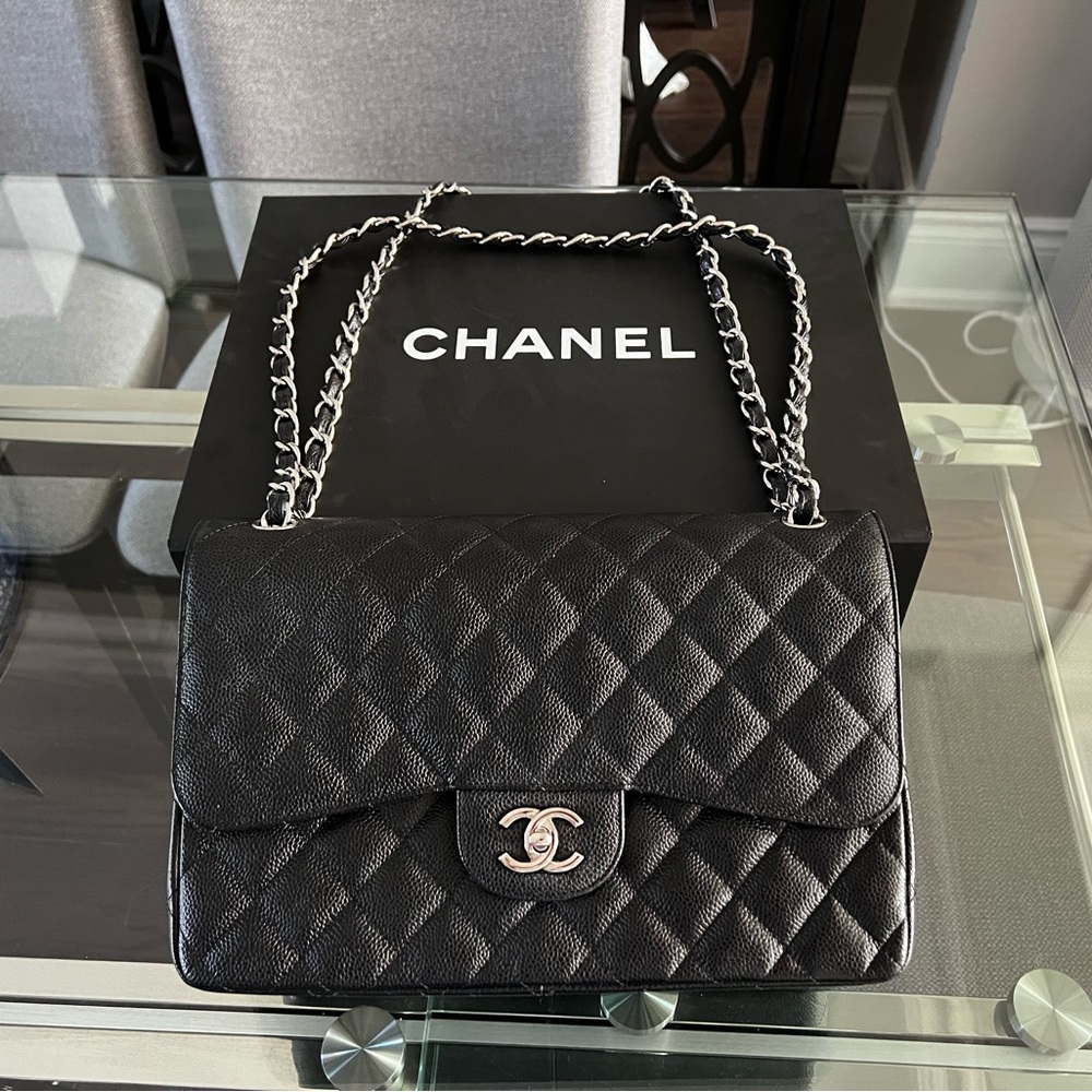 Selling my Chanel large classic flap handbag